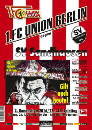 Saison 2016/17 Heft 16 - SV Sandhausen