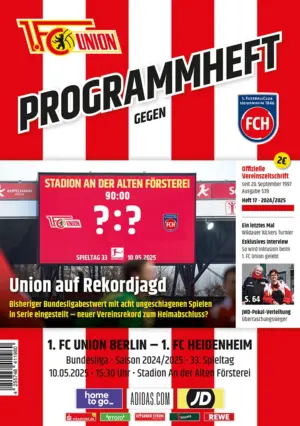 Saison 2024/25 Heft 17 - 1.FC Heidenheim