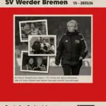 Saison 2025/26 Heft 15 - SV Werder Bremen